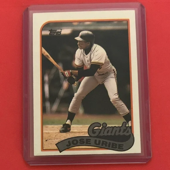 Topps | Toys | Jose Uribe 753 989 Topps Baseball Trading Card | Poshmark Topps | Toys | Jose Uribe 753 989 Topps Baseball Trading Card | Poshmark